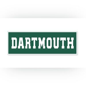 Dartmouth Green and White Banner
